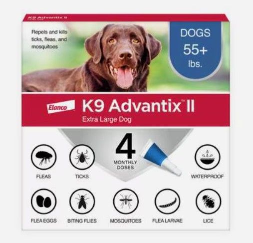K9 ADVANTIAGE II DOG XTRA LARGE 55+LBS 4PK