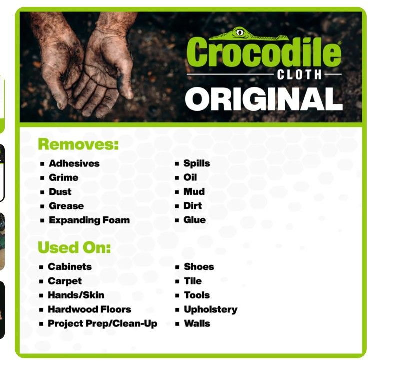 Crocodile Cloth Original 10ct