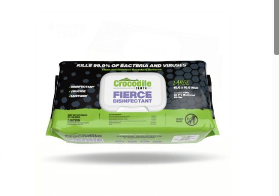 Crocodile Cloth Fierce Disinfectant 40ct