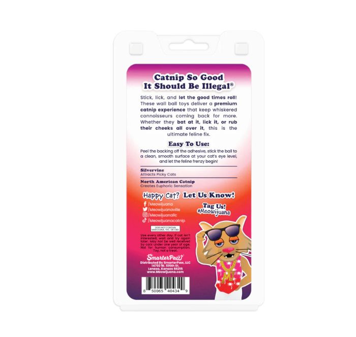 Meowijuana Purple Passion Stick 'n' Lick Compressed Catnip 2pk