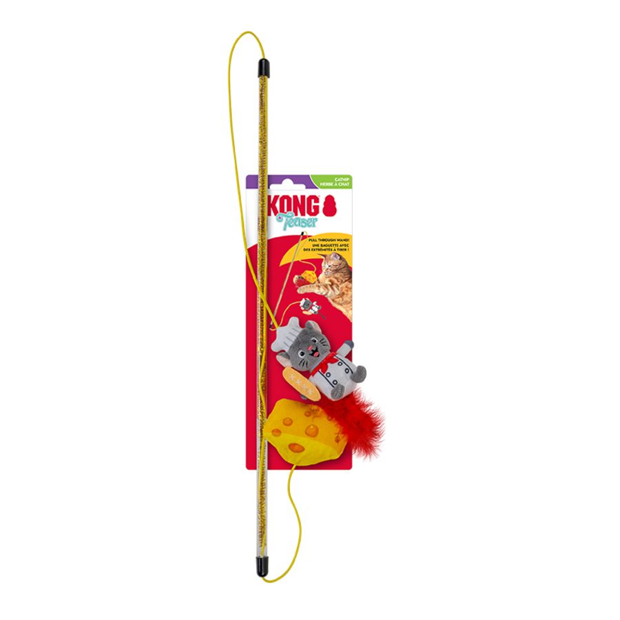 KONG CAT TEASER DUAL MOUSE TOY