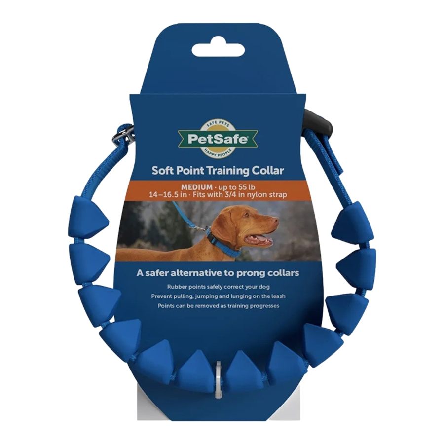 PETSAFE DOG SOFT POINT TRAINING COLLAR ROYAL BLUE MEDIUM