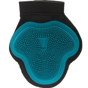 MESSY MUTTS DOG SILICONE GROOMING GLOVE BLUE