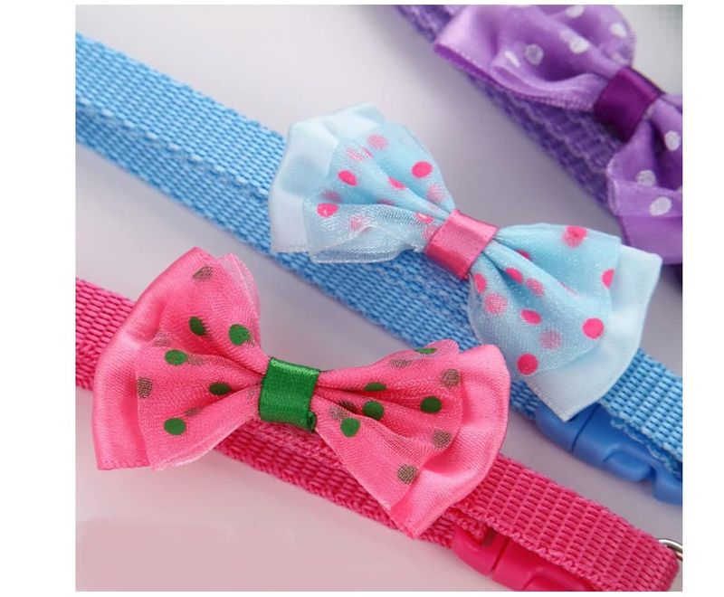 Cat Collar w/ Bow Assorted Colors