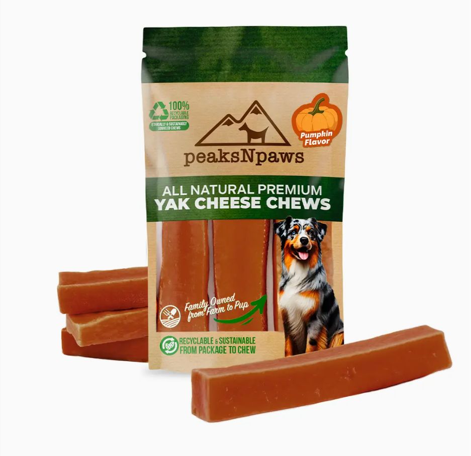 PeaksNPaws Pumpkin 3 pk Yak Cheese