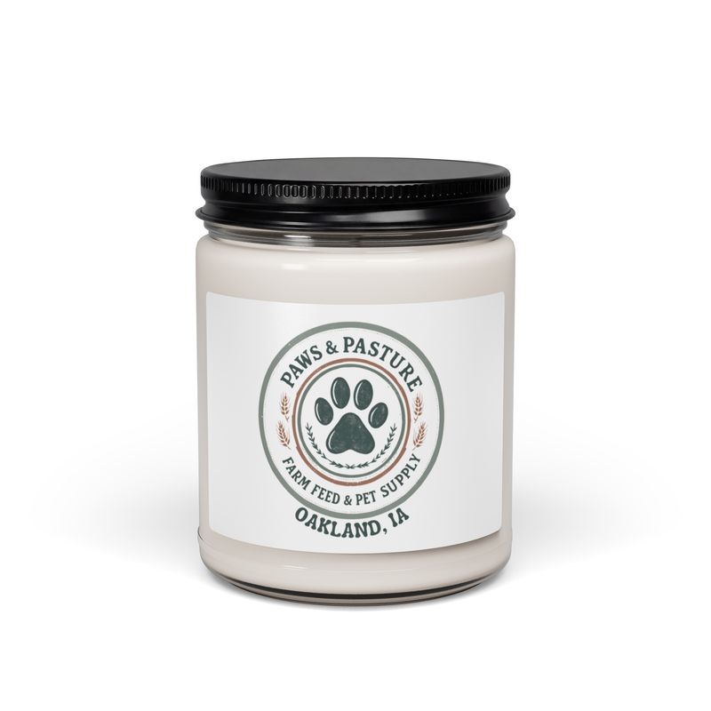 Paws & Pasture Scented soy candle Variety of Scents
