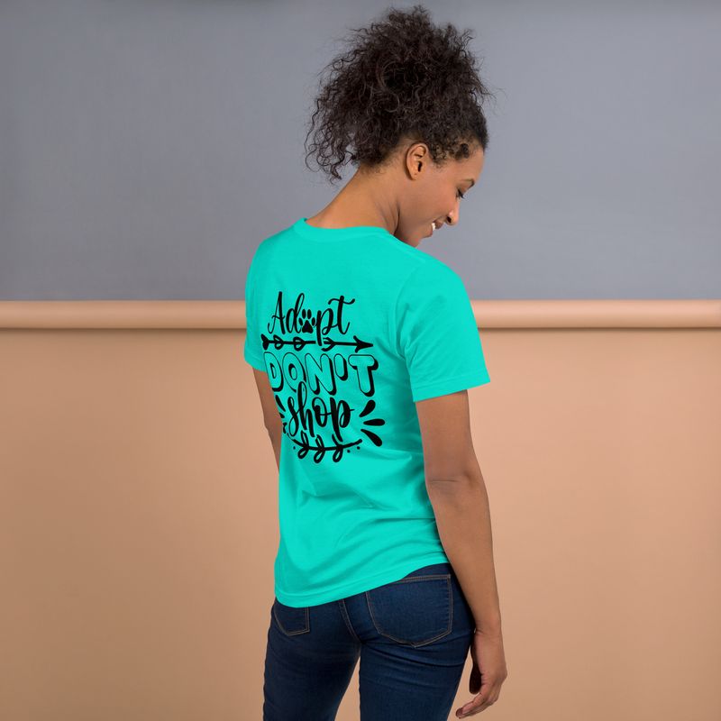 Paws & Pasture Adopt Don't Shop Unisex t-shirt Paws & Pasture Adopt Don't Shop Unisex t-shirt