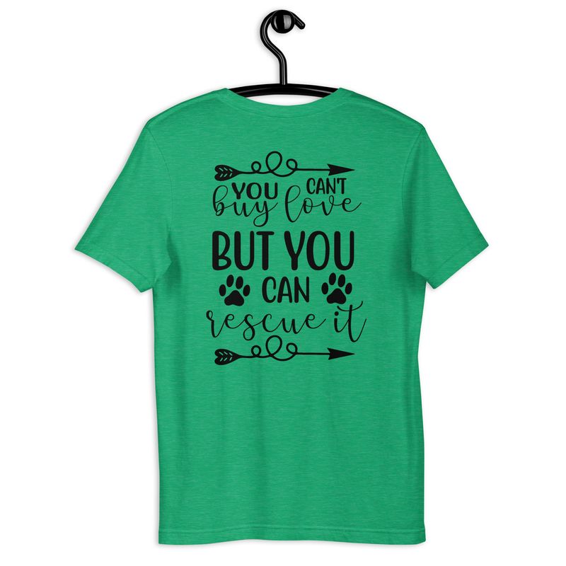 Paws & Pasture Rescue Love Unisex t-shirt Paws & Pasture Rescue Love Unisex t-shirt