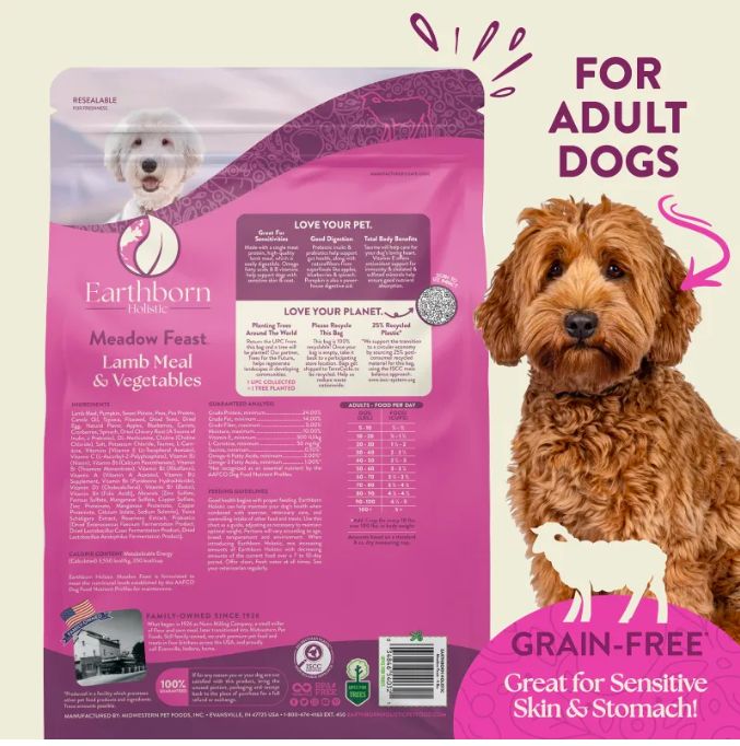 4# Earthborn GF Meadow Feast Dog Food