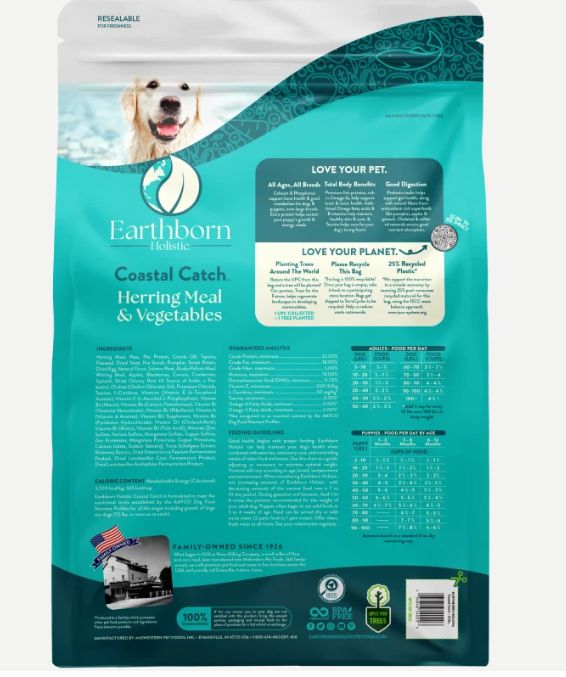 4# Earthborn GF Coastal Catch Dog Food