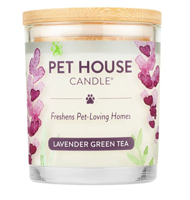 Pet House Large Candle Lavender Green Tea