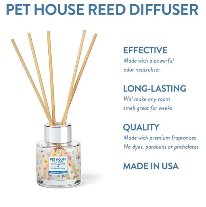 Pet House Reed Diffuser Sunwashed Cotton