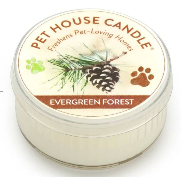 Pet House Mini Candle Evergreen Forest