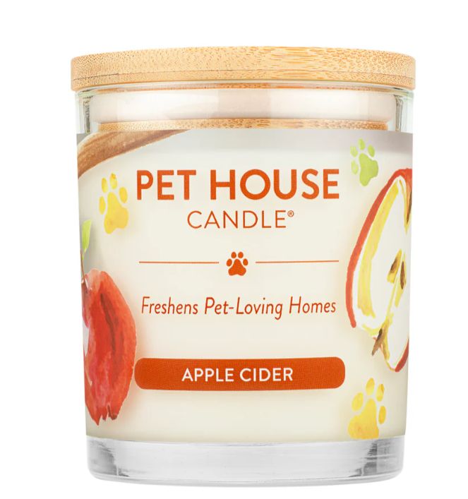 Pet House Large Candle Apple Cider