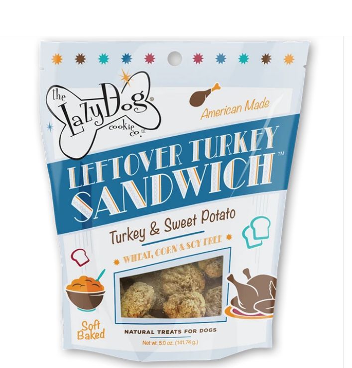 Lazy Dog Leftover Turkey Sandwich Dog Treat
