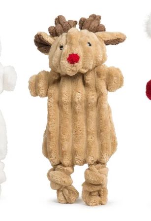 HUGGLE HOUNDS HOLIDAY FLAT REINDEER SMALL