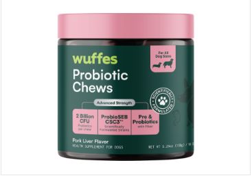 Wuffles Dog Probiotic Chews