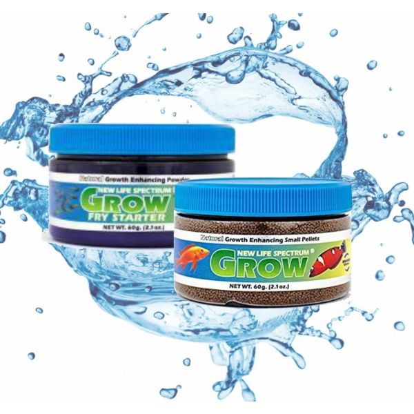 New Life Spectrum - Grow, Pellet Size: Small - 0.5mm-0.75mm, Size: 60g