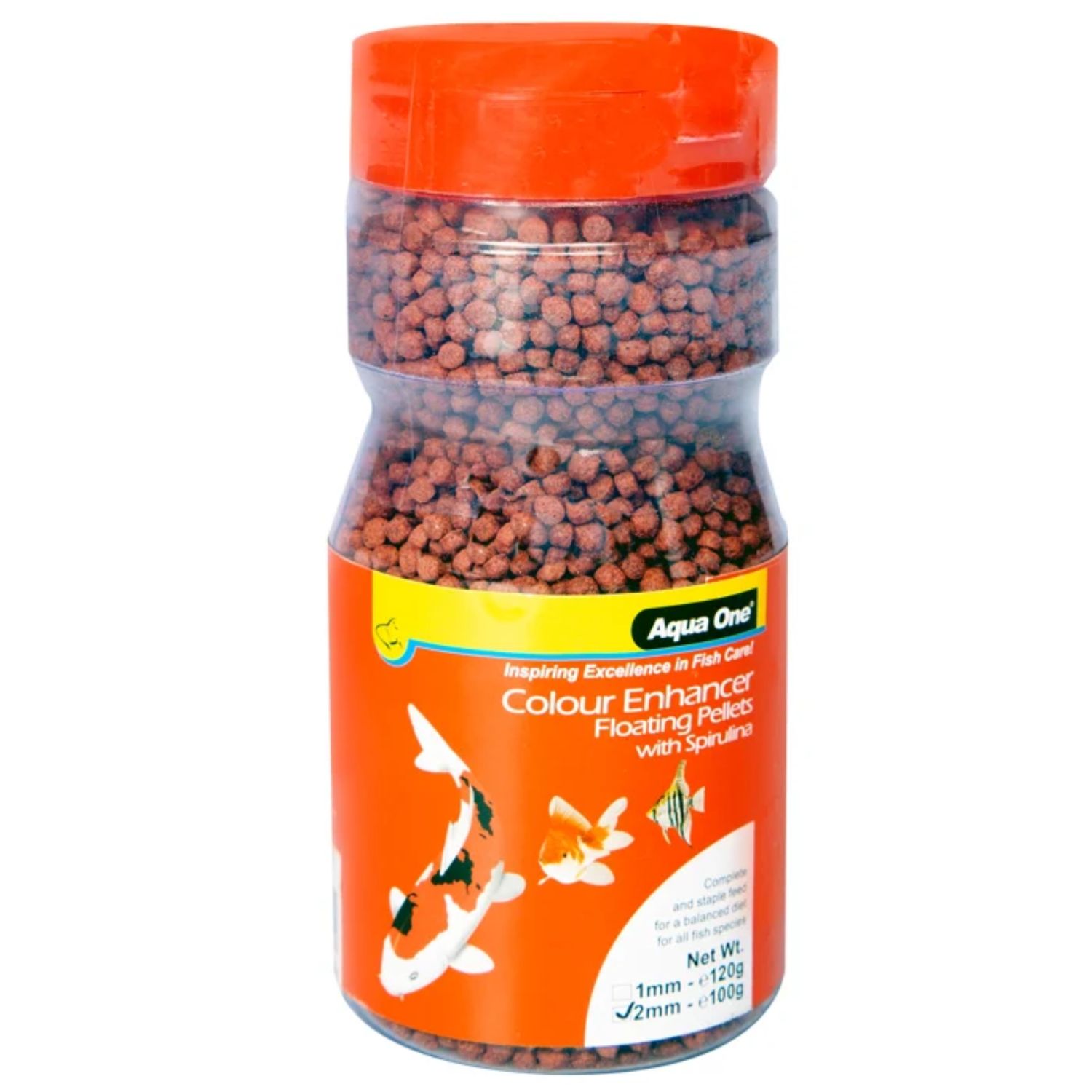 Aqua One - Colour Enhancer Floating Pellet 2 mm  - 100 g