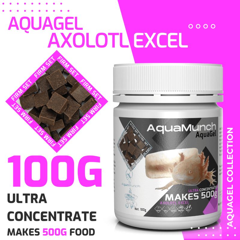 AquaMunch AquaGel Axolotl Excel 100g “Makes 500g”