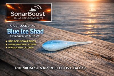 Blue Ice Shad 2.2"