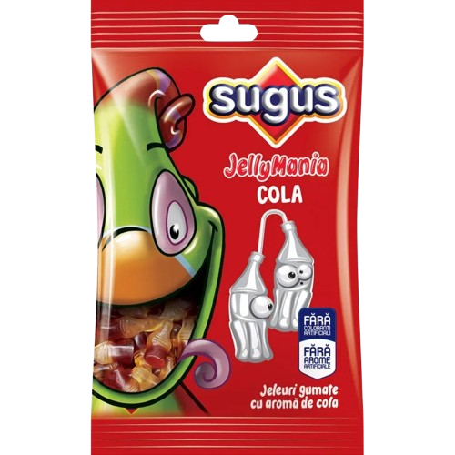 75 G JELEURI JELLYMANIA CU AROMA DE COLA SUGUS