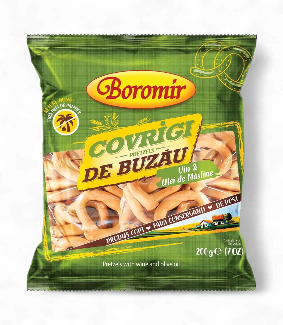200 G COVRIGI DE BUZAU CU VIN SI ULEI DE MASLINE BOROMIR