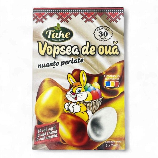 21 ML VOPSEA DE OUA 3 CULORI "NUANTE PERLATE" (30 OUA) TAKE