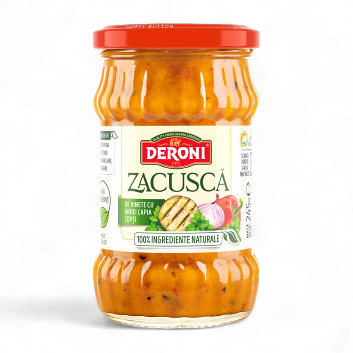 245 G ZACUSCA DE VINETE CU ARDEI CAPIA COPTI DERONI