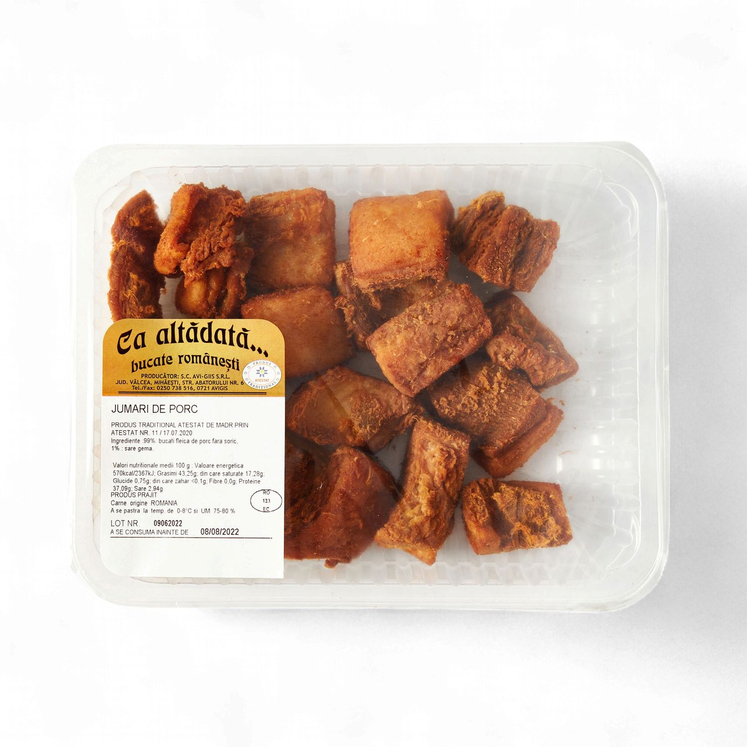 200 G JUMARI DE PORC CASEROLA TRADITII ROMANESTI