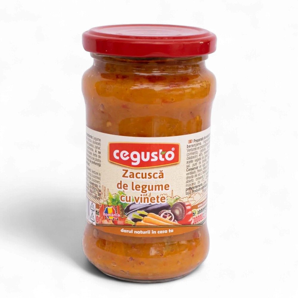 300 G ZACUSCA DE LEGUME CU VINETE CONSERVFRUCT