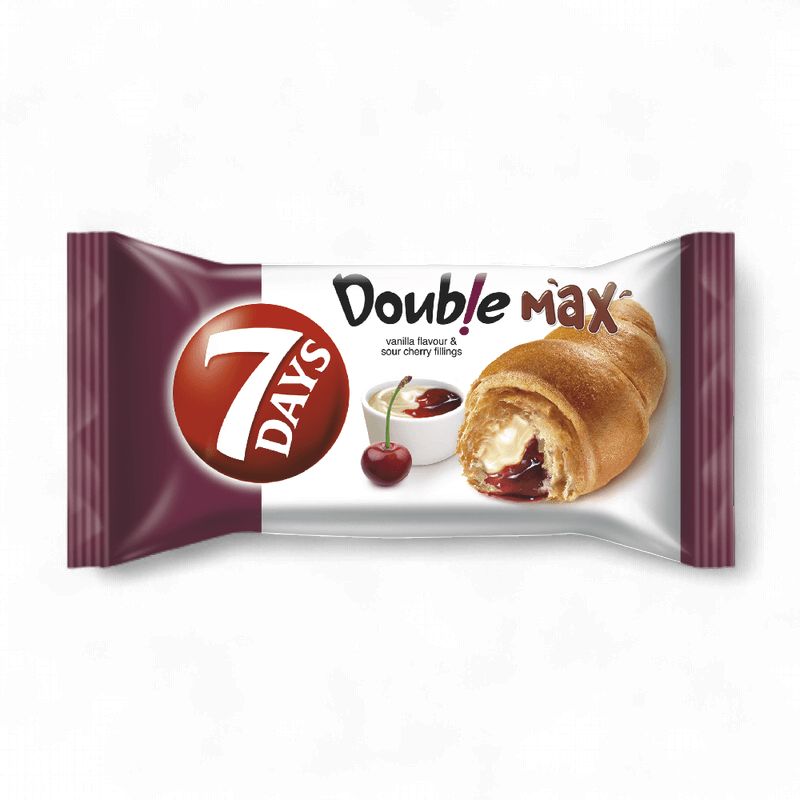 80 G CROISSANT VISINE SI VANILIE DUBLU 7 DAYS