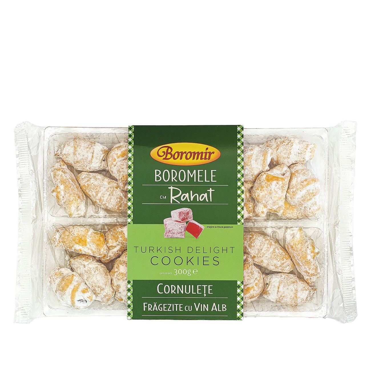 BOROMIR Cornulete cu vin alb si rahat 300G