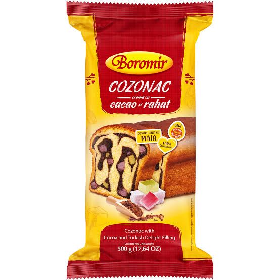 BOROMIR COZONAC CACAO SI RAHAT