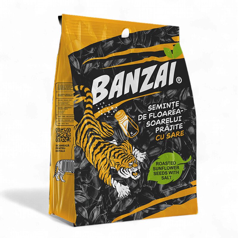 200 G SEMINTE DE FLOAREA SOARELUI CU SARE BANZAI