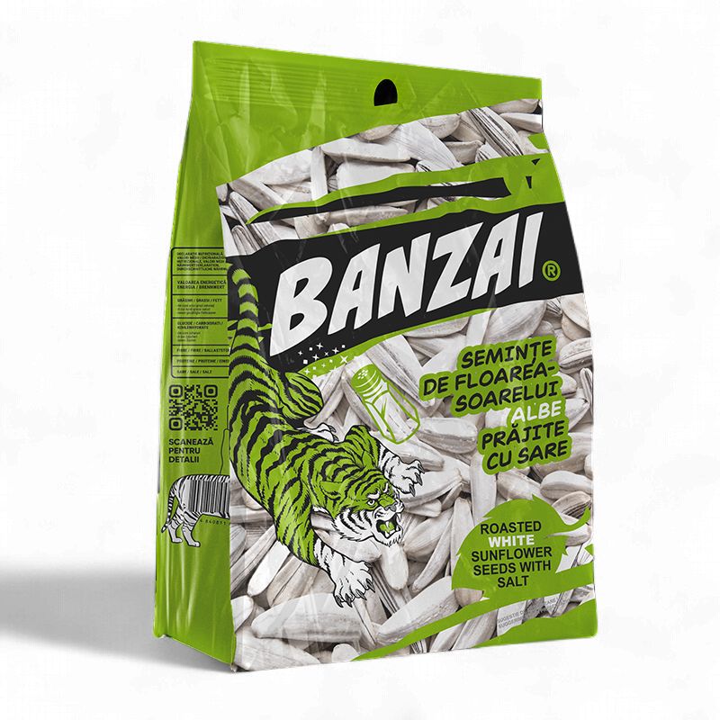 90 G SEMINTE DE FLOAREA SORELUI ALBE CU SARE BANZAI