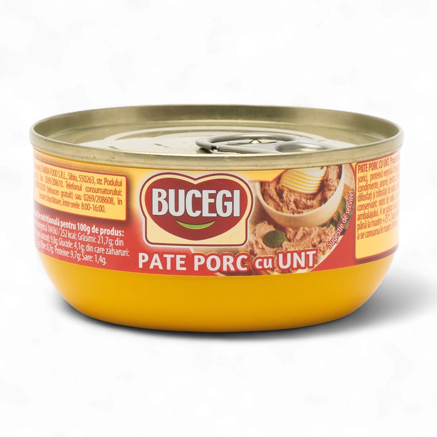 BUCEGI PATE 120G PORC CU UNT
