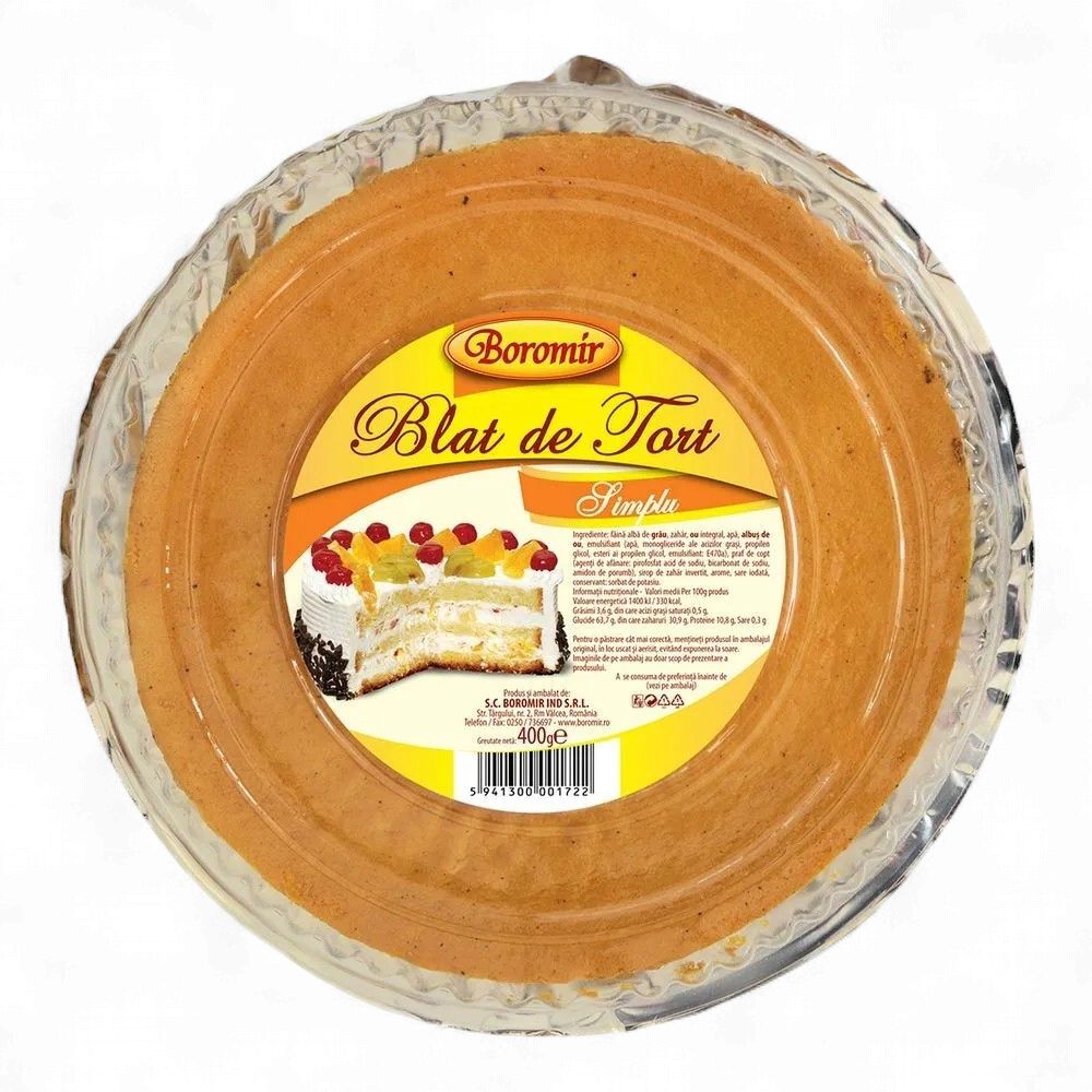 400 G BLAT DE TORT SIMPLU BOROMIR