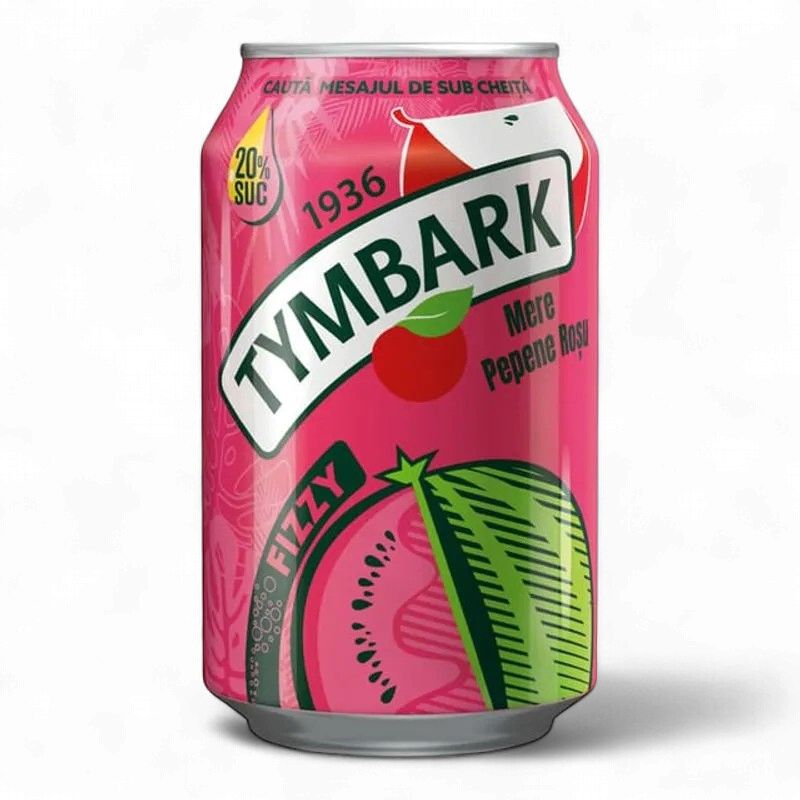TYMBARK FRIZZY 0.33 MERE-PEPENE ROSU