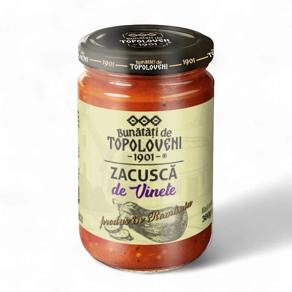 300 G ZACUSCA DE VINETE BUNATATI DE TOPOLOVENI