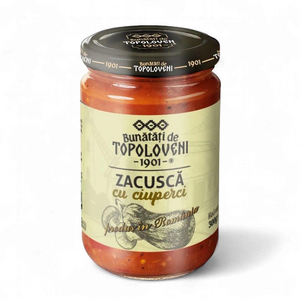 ZACUSCA TOPOLOVENI CU CIPERCI