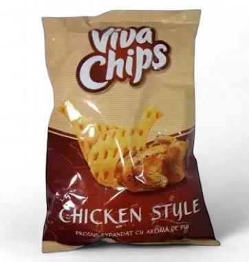 100G VIVA CHIPS CU AROMA DE PUI