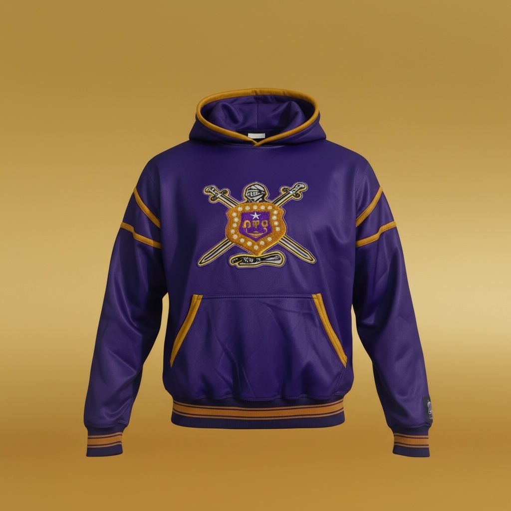 Omega Psi Phi Old School Shield Hoodie