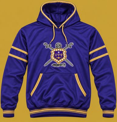 Omega Psi Phi Old School Shield Hoodie Omega Psi Phi Old School Shield Hoodie