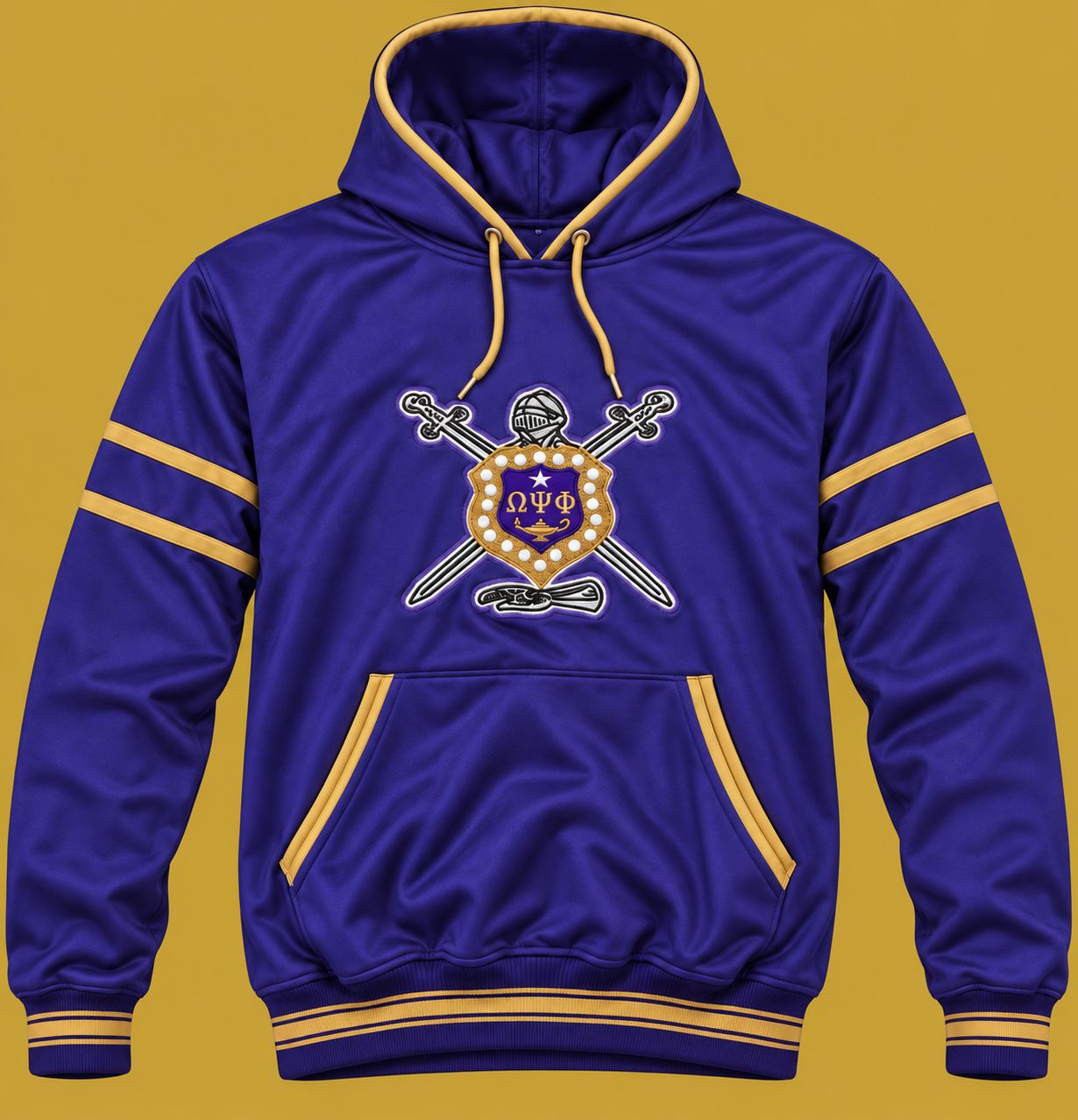 Omega Psi Phi Old School Shield Hoodie