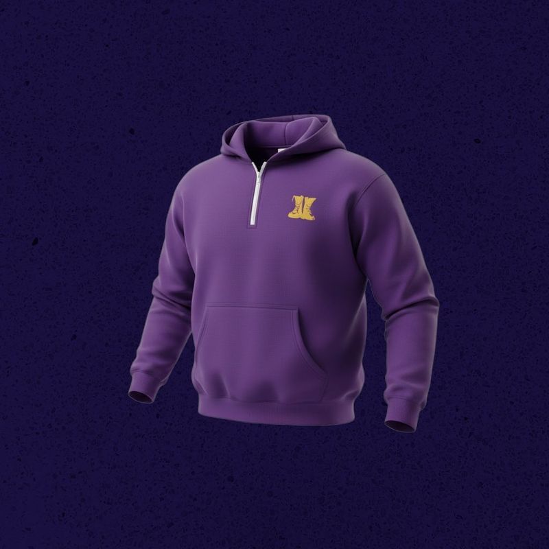 Boots Hoodie - Purple