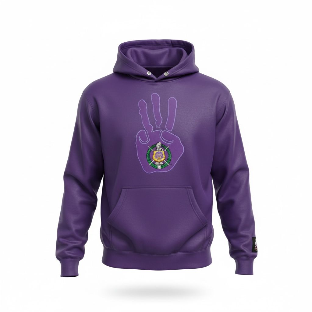 3 Dawg Hoodie - Purple