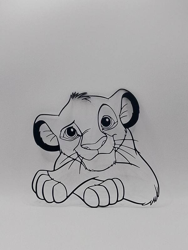 Wandkunst König der Löwen Simba