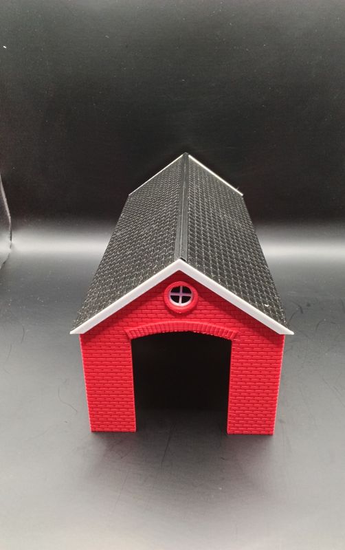 H0 Lockschupen in Ziegelsteinoptik in 1:87