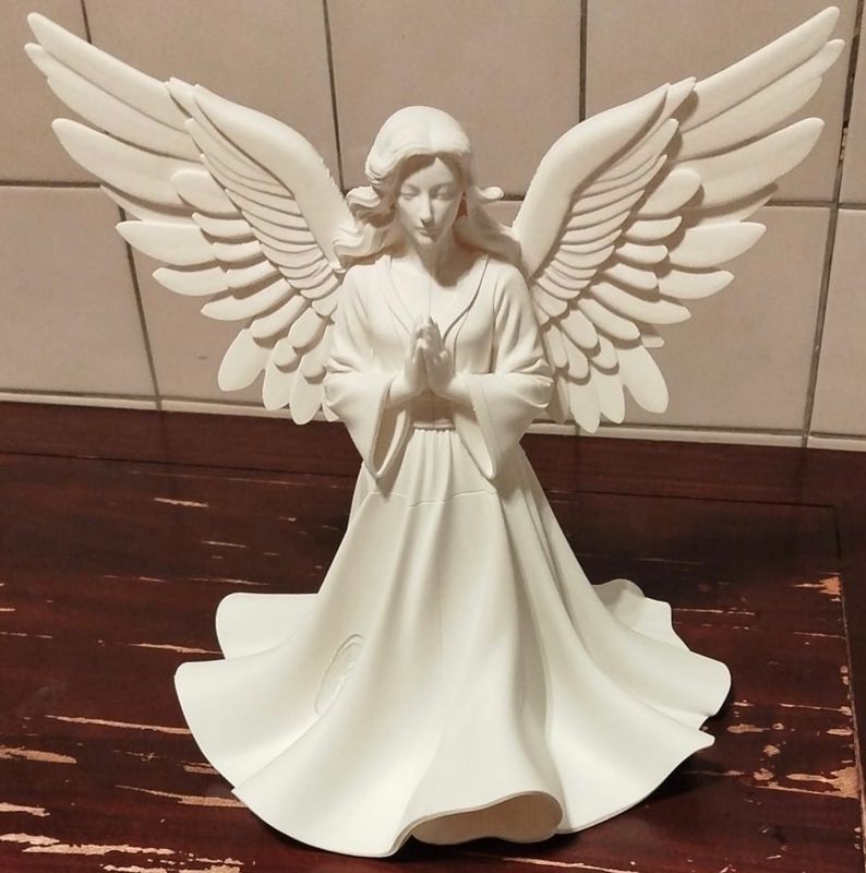 Engel groß aus Kunststoff 35 cm hoch